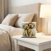 Wooden Cartoon Napkin Holder, Open Design Cute Animal Shapes, Non-Slip Base Durable Countertop Organizer for Kitchen Dining Table