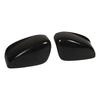 1 пара накладок на колпаки зеркал заднего вида автомобиля, глянцево-черные, накладки на колпаки зеркал боковых дверей, замена для Accord 2008-2012