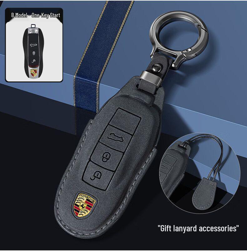 Премиальный чехол-держатель для ключа автомобиля Porsche Macan