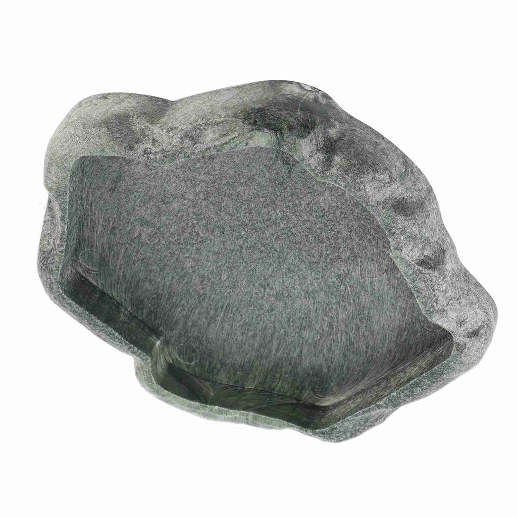 ABS Resin Durable Reptile Rock Food and Water Dish Feeder Bowl for Tortoise Lizard