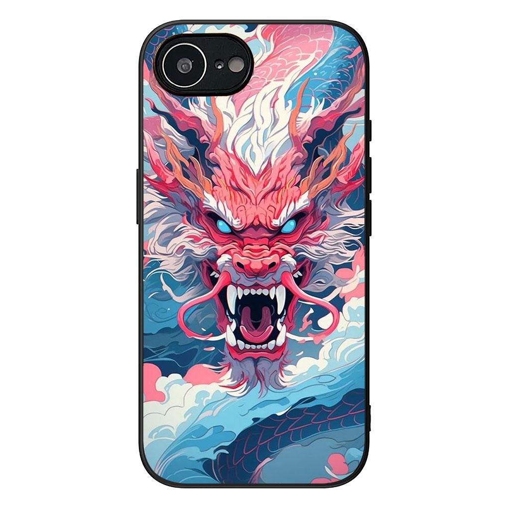 Cover for Samsung Galaxy S22 S21 S20 FE Ultra Plus A35 A36 A55 A37 A33 A34 A57 Coque Phone Case Fashion Ferocious Dragon Chinese