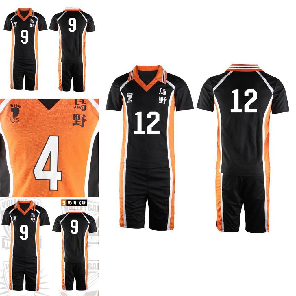 Haikyuu High Karasuno School Uniform Sportswear Suit Jersey Cosplay Costumes