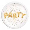 Procos Metallic Party Plates (Pack of 8)