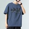 Mens Pure Cotton Short-Sleeved T-shirt O-neck Short Sleeves Casual Loose Tee Man Hip Hop Pullover Shirt