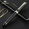 Перьевая ручка Jinhao X450 Иридиевое перо Полностью металлическая Золотой зажим Роскошные ручки Подарок студенту Канцелярские товары Офис Школьные принадлежности