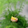 2Pcs Miniatures Oriole Decorative Resin Bird Nest Figurines Mini Garden Ornament for Decorating Landscape