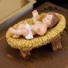 Christmas Nativity Jesus Holiday Gifts Crafts Christian Holy Baby Child Catholic Figures Jesu Statuette Baby Figurine