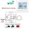Smart Thermostat for Electric Floor Heating 16A LCD Touch Screen Temperature Controller Voice Control by Alexa/Google Home