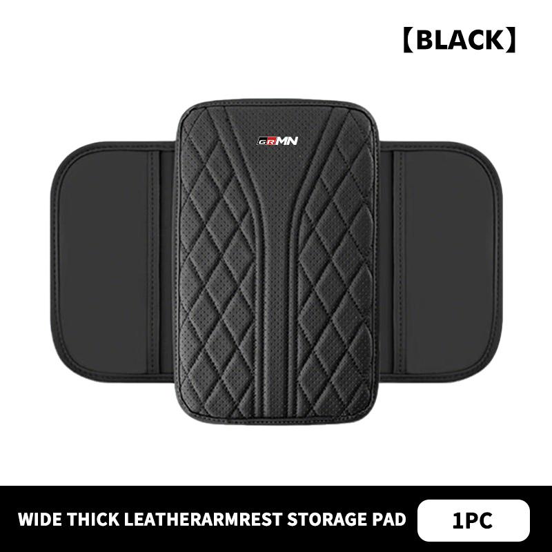 For Toyota Car Armrest Box Pad Leather Armrest Mat Auto Storage Accessories GR Sport Camry Prius Auris Crown Yaris Corolla CHR