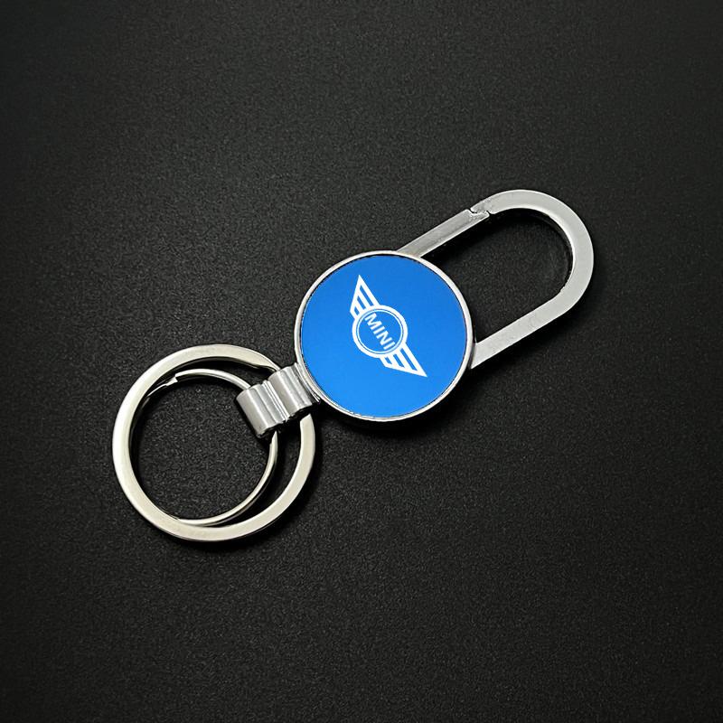 High Quality Car Logo Keychain Zinc Alloy Pendant Keyring For BMW Mini Cooper One JCW F54 F55 F56 F57 F60 R50 R52 R53 R55 R56 svkjb33
