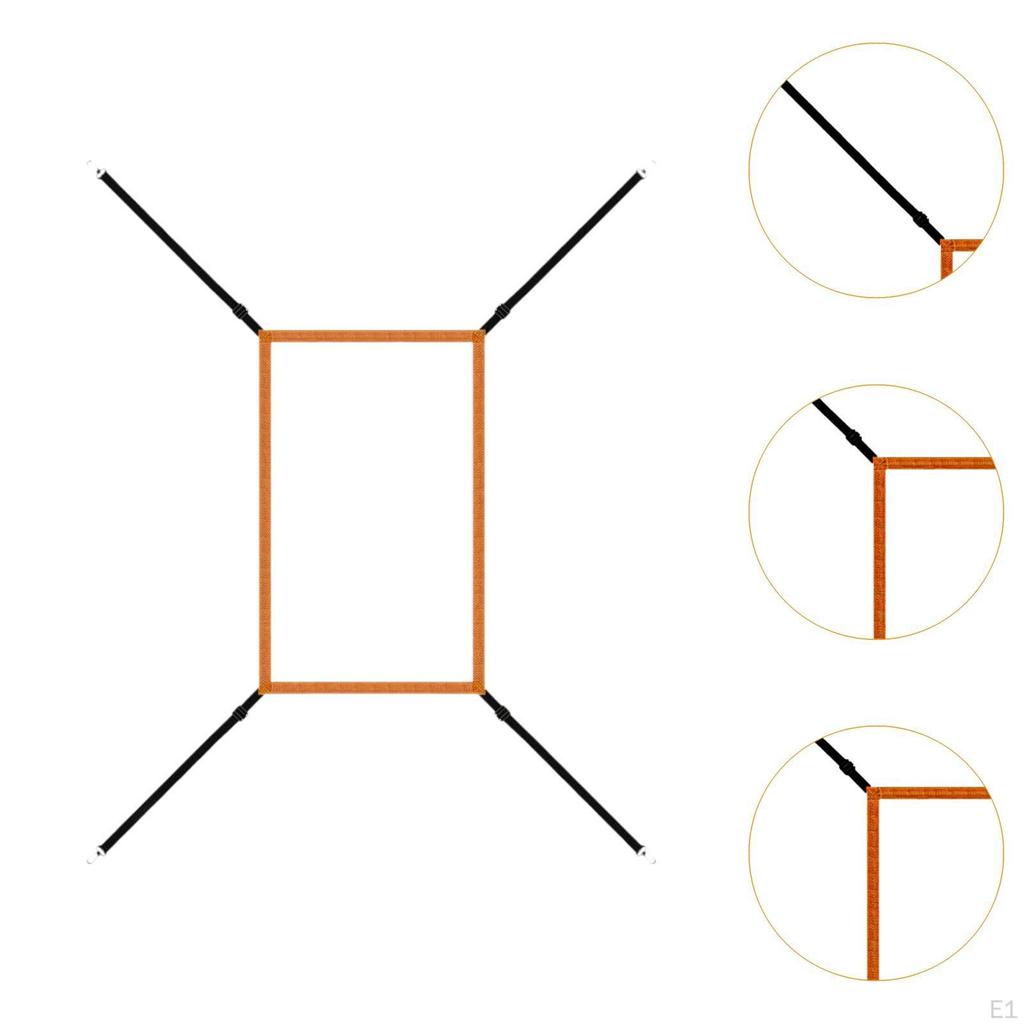 Adjustable Strike Target for Baseball Net, Pitcher Accuracy Training Aid, Equipment
