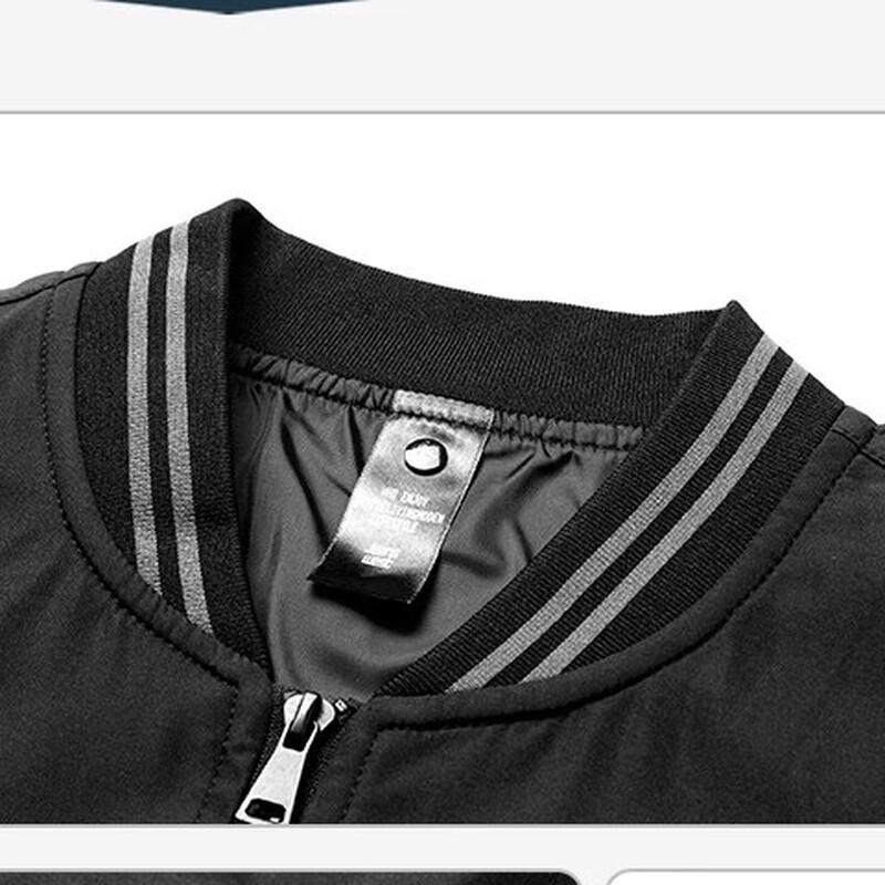 JEEP SPIRIT Men's Casual Baseball Collar Jacket