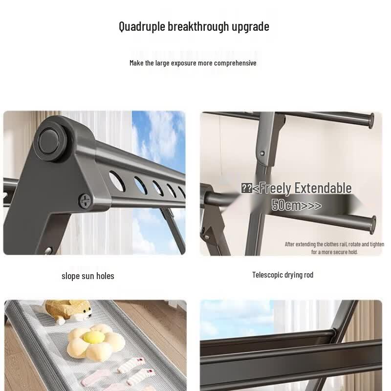 Yanxiang Extendable Foldable Clothes Drying Rack