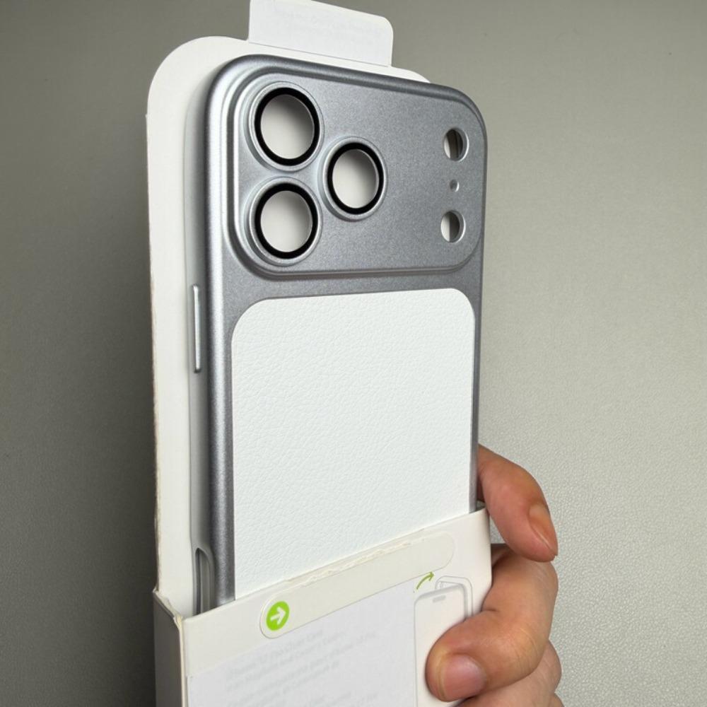 Мгновенно поменяйте 18 Pro Max на IPhone 18 Pro Max 17 Air 16 15 14 13 12 TPU Кожаный Ударопрочный Защита от царапин Защита камеры Задняя крышка
