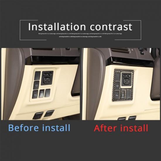 Накладка на кнопку регулировки зеркала заднего вида для Toyota Land Cruiser Prado 10-17