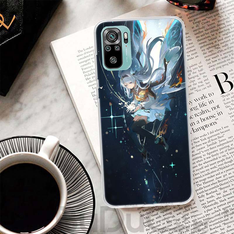 Чехол Honkai Star Rail Firefly для Xiaomi Redmi Note 10 9S 9 8T 8 Pro 7 5 Mi 9T 10T 11T 12T 11 12 Lite 12X A3 A2 A1 С принтом Coque
