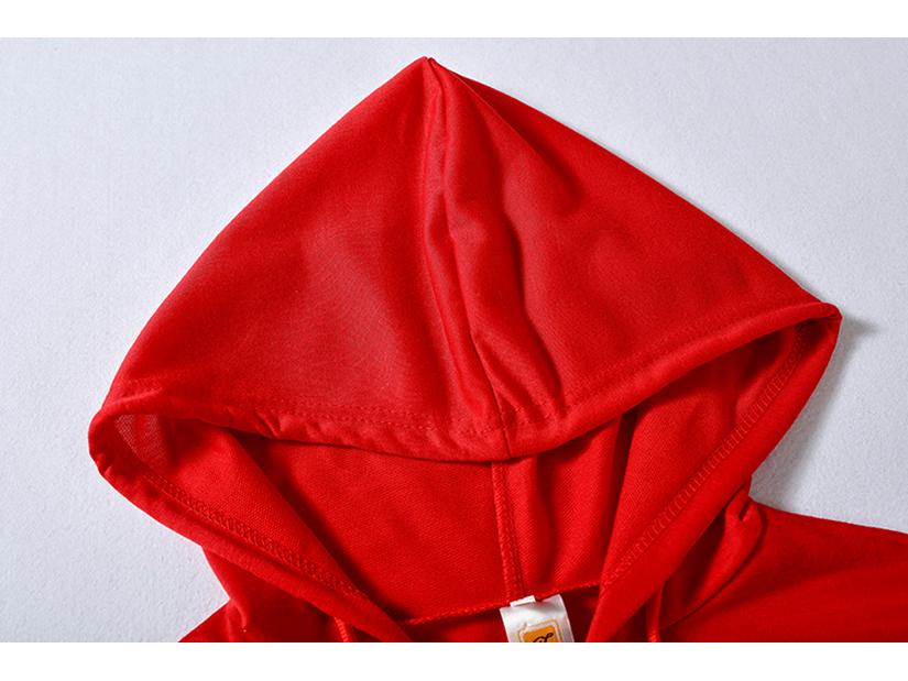 Толстовка с капюшоном на молнии со стразами: Уличный Повседневный Стиль, Однотонный, Свободный Крой.