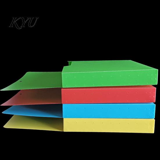 A4 Document Organizers Wall Mounted File Pocket Organizer, 1.18 Inch Deep Compartment, Stackable Pockets Plastic Hanging Holder for Office School And