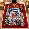 Flannel BlanketNaruto Warm Soft Throw Blanket for Indoor Sofa Bed Living Room Use