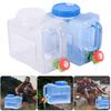 3 л Портативный контейнер для воды Многофункциональный резервуар для воды для кемпинга Герметичный переносчик для хранения воды для пеших походов, самостоятельных поездок