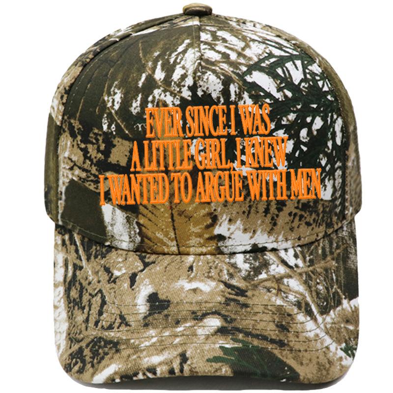 A LITTLE GIRL embroidered truck driver hat color matching fun women's casual sunshade dad hat