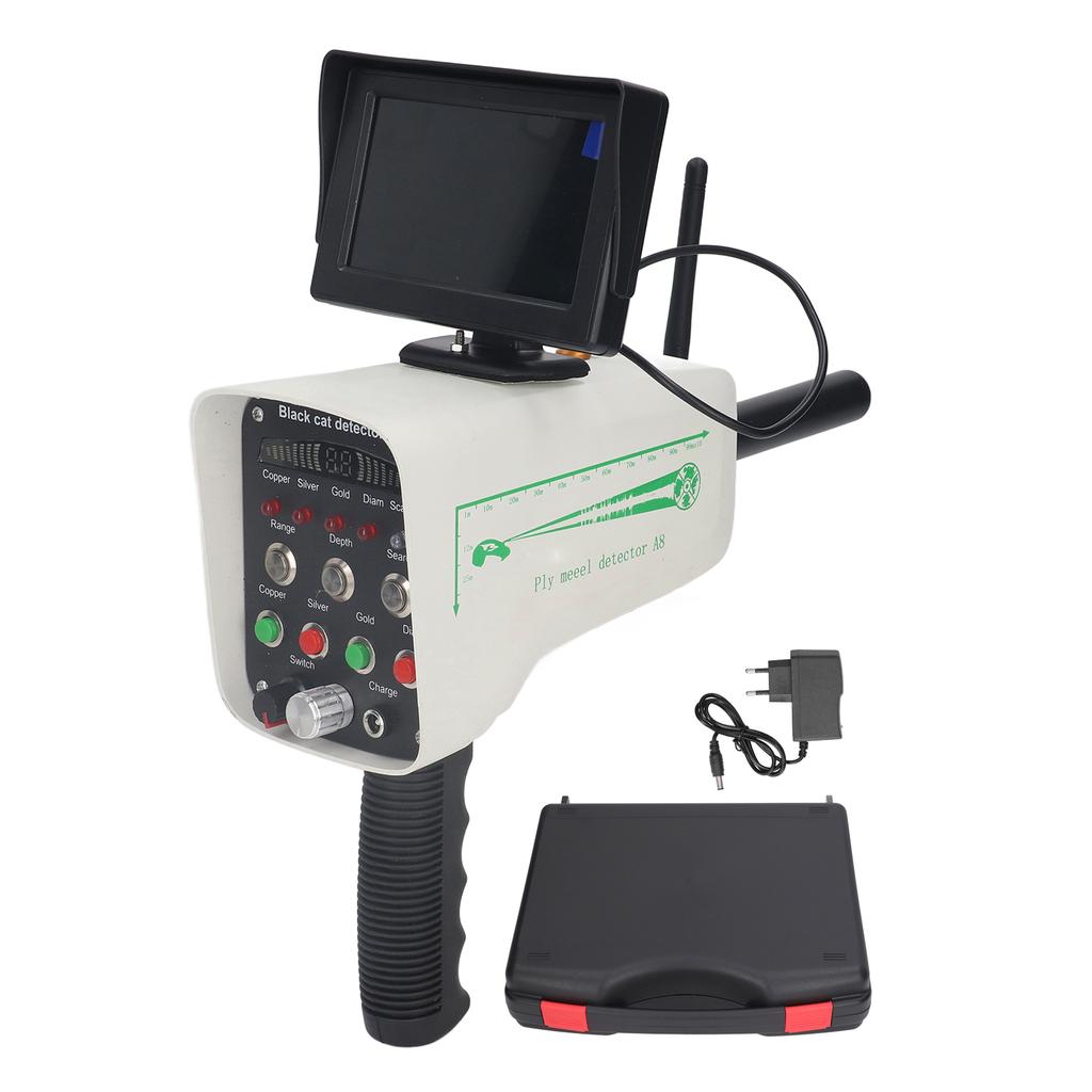 Long Range Gold Detector AC100 To 240V Underground Metal Scanner with High Definition Screen for Gold Silver Copper