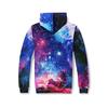 Men Universe 3D Print Hooded Galaxy Hoodie Tops Pants Sets Sport Suit Tracksuit