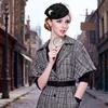 Шляпка-fascinator для женщин, леди 20-х 50-х годов, винтажная шляпка-таблетка, свадебная, для коктейля, чаепития, головной убор с вуалью