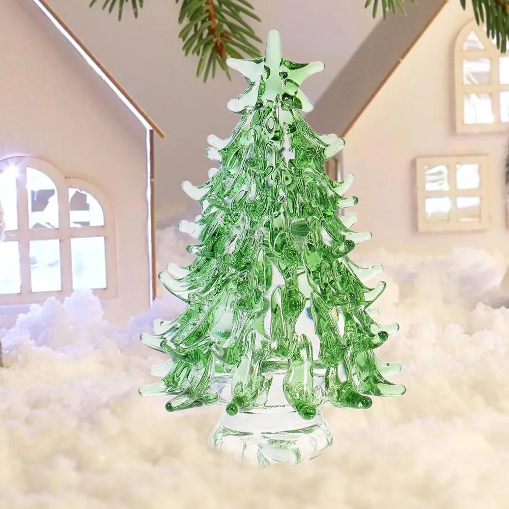 Crystal Christmas Table Tree Decor Holiday New Year Gifts