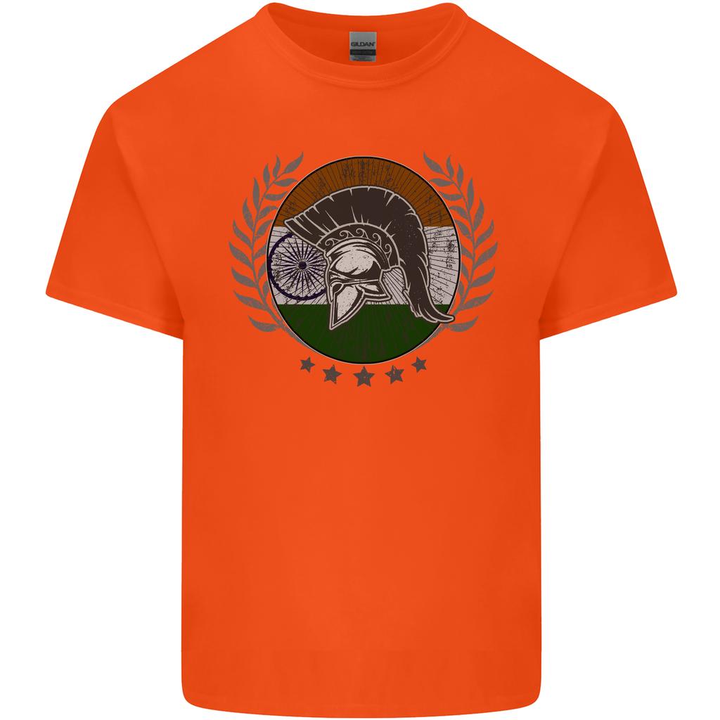 India Bodybuilding Flag Gym Training Indian Unisexs Light Cotton TShirt