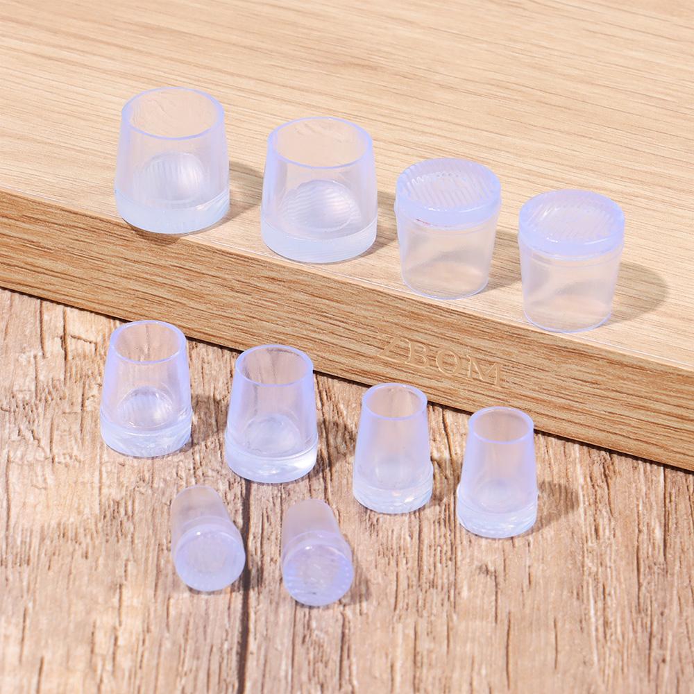 pair New Shockproof Non-slip Round Shape Heel Stoppers Silencer Heel Protector Antislip High Heeler
