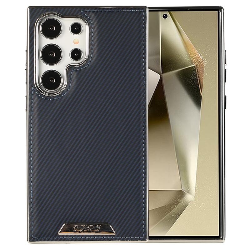 Роскошный магнитный чехол из углеродного волокна Magsafe для Samsung Galaxy S24 S22 Ultra S23 Plus S24Ultra S23Ultra Macsafe задняя крышка