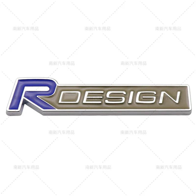 3D Металлическая эмблема R Design Наклейка на решетку радиатора автомобиля Наклейка Декорация Для VOLVO XC40 XC60 XC90 V90 S90 S60 V60 V40 C70