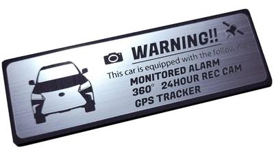 Наклейка-эмблема Honami Works 200 Series LX Security Dash GPS Tracker, Круглосуточное наблюдение, Камера,