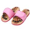Natural Pebbles Acupressure Massage Slippers Feet Care Rotating Massage Stone Sandals Anti-slip Adjustable Foot Massager Shoes