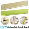 2/3 шт. Силиконовый брызговик для раковины на присосках, перегородка для раковины, защита от брызг для кухонного острова и ванной комнаты