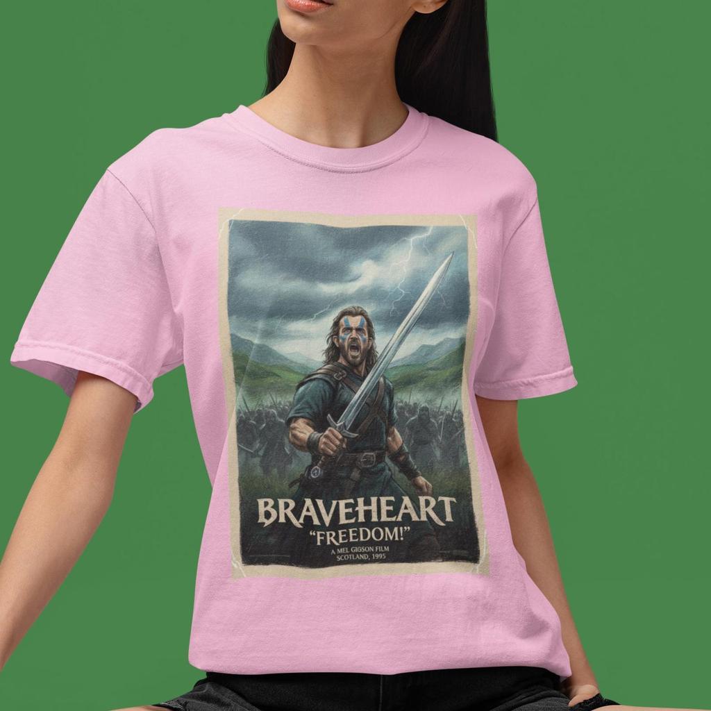 Comfort Colors Scottish Warrior Shirt and kids shirt : Freedom Graphic Tee Medieval History Gift Vintage Scotland Top