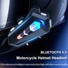 V5.3 Bluetooth Motorcycle Helmet Headset Wireless Hands Free Earphone With RGB Colorful Waterproof Headphone For Riding Skiing