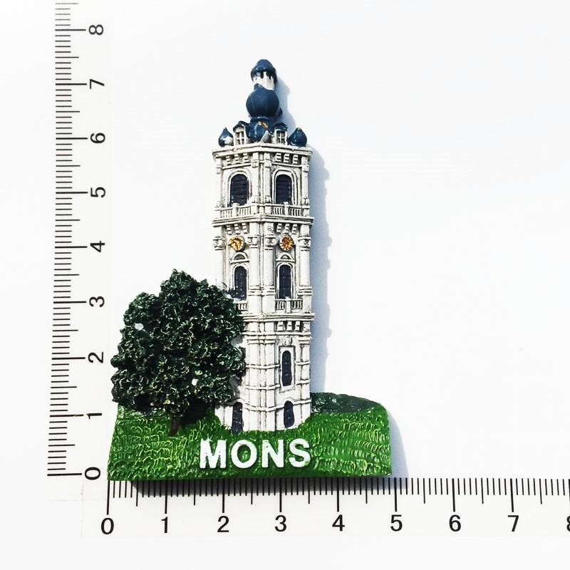 Бельгия Магнит на холодильник из смолы Гент Монс Магниты на холодильник 3D Наклейки Магнитные магниты Декор Брюгге Брюссель Туристический сувенир