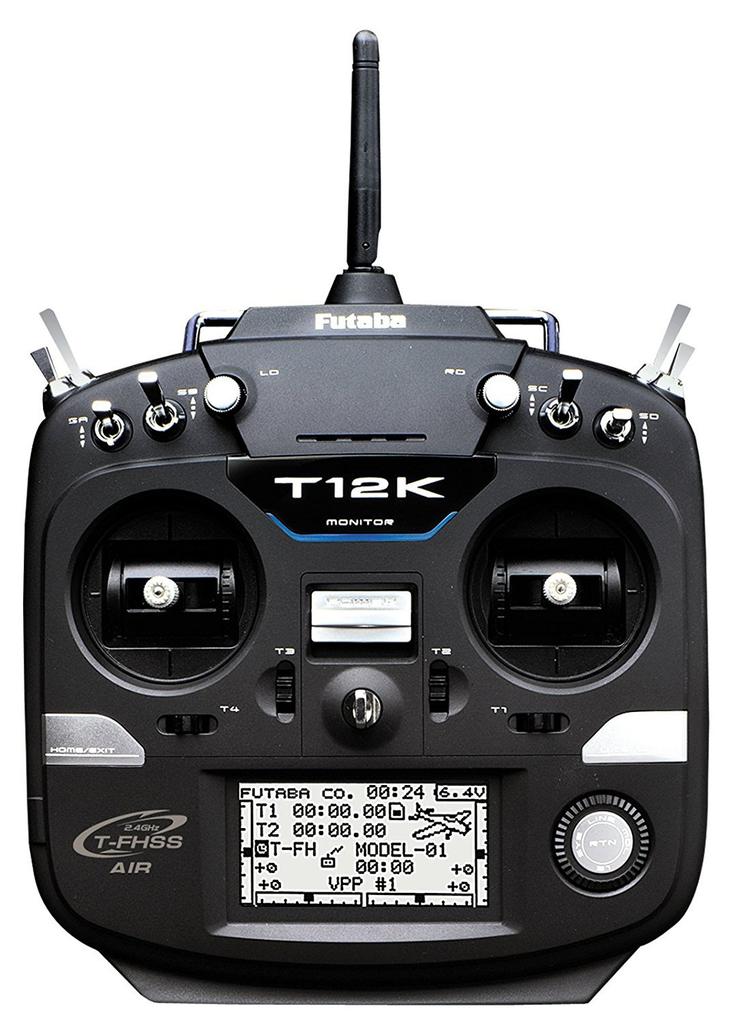FUTABA 12K Helicopter Transmitter Single Item Compatible Telemetry Function (MODE2 Specification) T-FHSS & S-FHSS 12KH-TX-MD2
