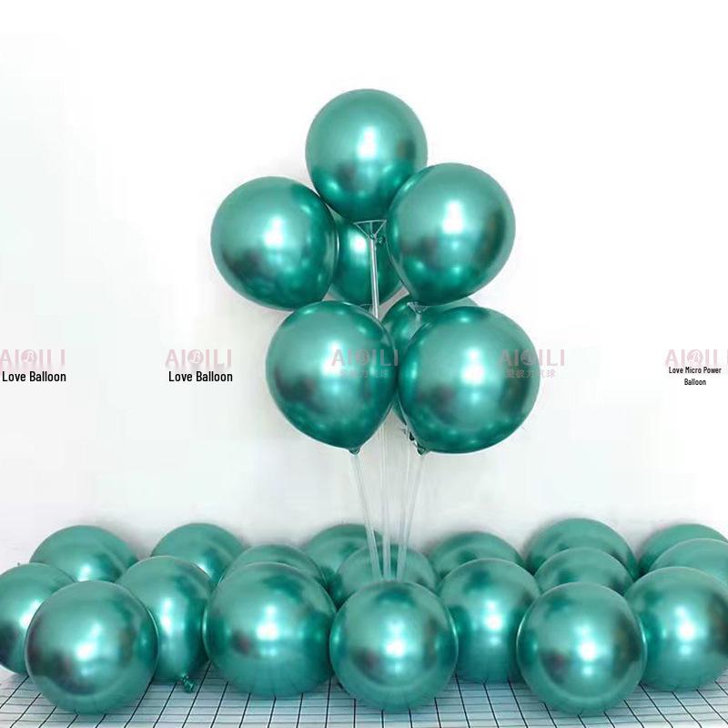 10" Металлический латексный шар для украшений на день рождения и свадьбу, 1,8 г, доставка поштучно