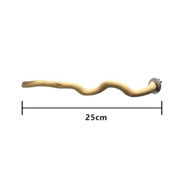 Parrot Perch Bird Stand Natural Tree Stick with Durable Fork Branch for Cage Grinding