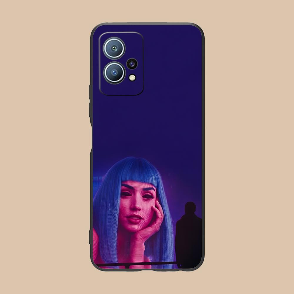 Матовый ТПУ чехол для мобильного телефона с принтом Аны де Армас для Huawei P60 P50 P40 P30 P20 P10 P9 P8 Pro Lite Plus Цветная защитная крышка