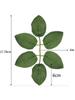 80/200 шт. поддельные листья для украшения роз, объемные зеленые листья роз для свадебных букетов своими руками, украшения для вечеринок, венок из розовой лозы, гирлянды, принадлежности