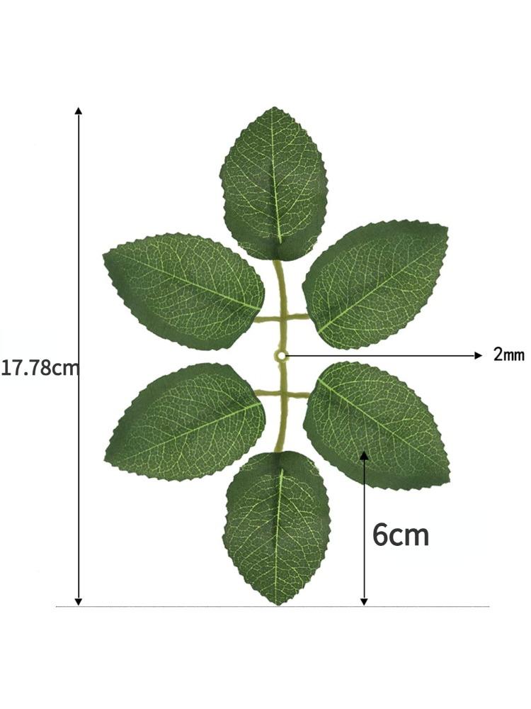 80/200 шт. поддельные листья для украшения роз, объемные зеленые листья роз для свадебных букетов своими руками, украшения для вечеринок, венок из розовой лозы, гирлянды, принадлежности