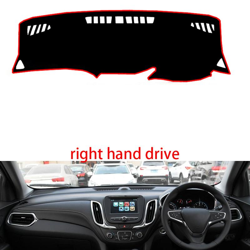 For Chevrolet Equinox 2018 2019 Right and Left Hand Drive Car Dashboard Covers Mat Shade Cushion Pad Carpets Accessories