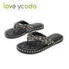 Women's Summer Fashion Diamond Embellished Slippers, Comfortable Girl Student Beach Slippers Large Sizes 34-43