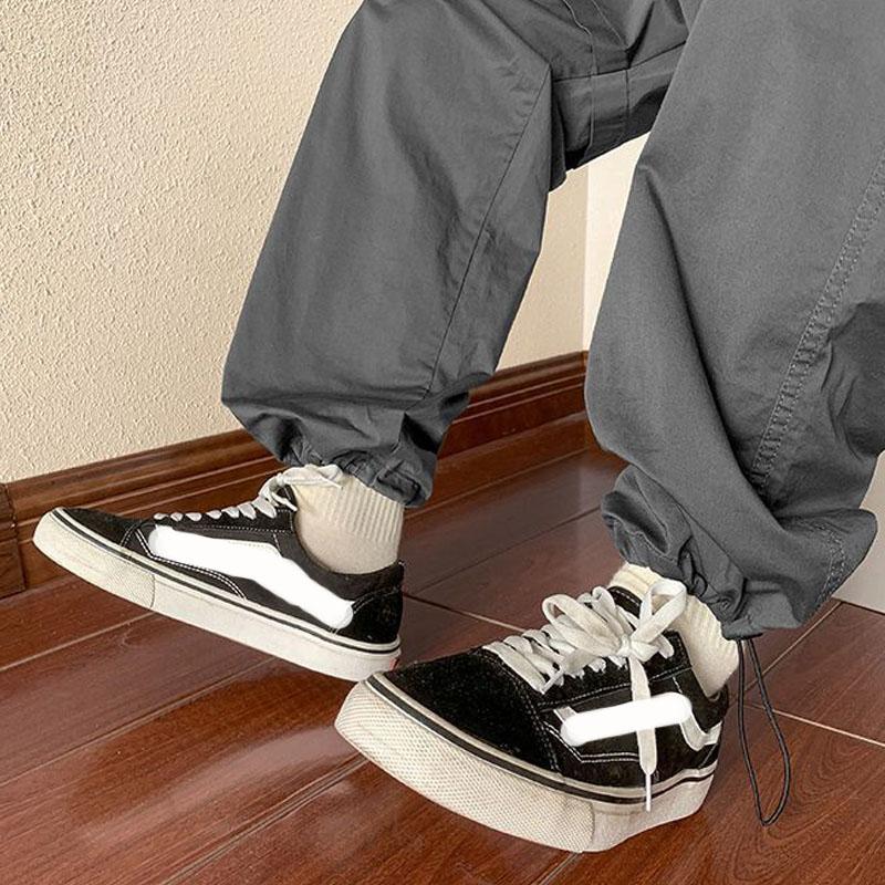 Мужская одежда Y2K Черные брюки-карго Спортивные штаны Брюки Широкие спортивные штаны Корейская модная одежда Уличная одежда Techwear для мужчин