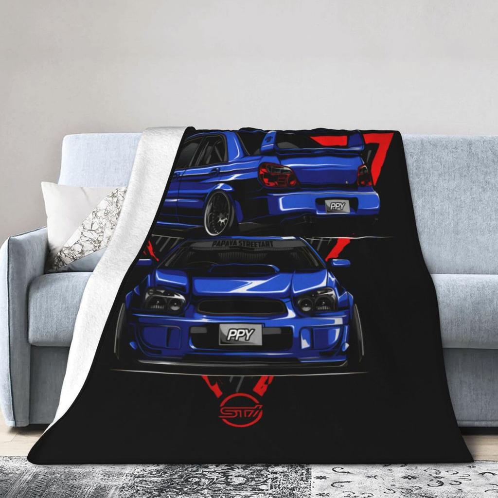 Cool Boy Racing Blanket For Men Flannel Blanket