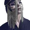 Masquerade Mask Chain Face Chain Jewelry Mask Costume Headwear for Nightclub Party Cosplay Dance Accessories